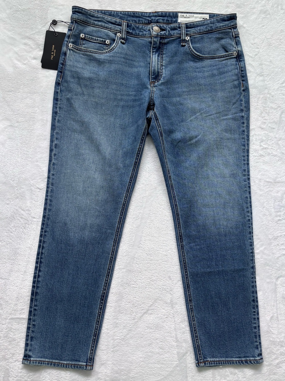 RAG & BONE The Dre Julienne Low-Rise Slim Boyfriend Ankle Jeans--NWT--30
